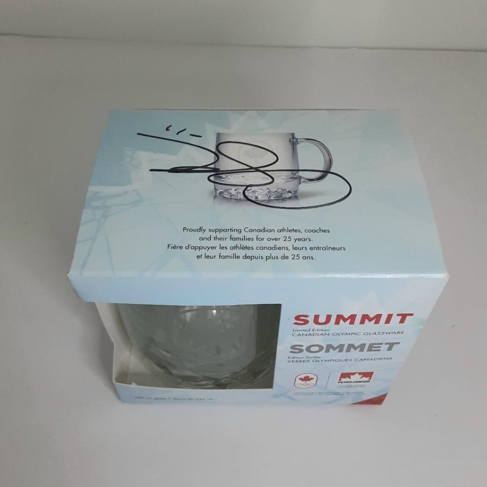 SOCHI 2014 Limited Edition Canadian Olympic Glassware w/Athlete Signature